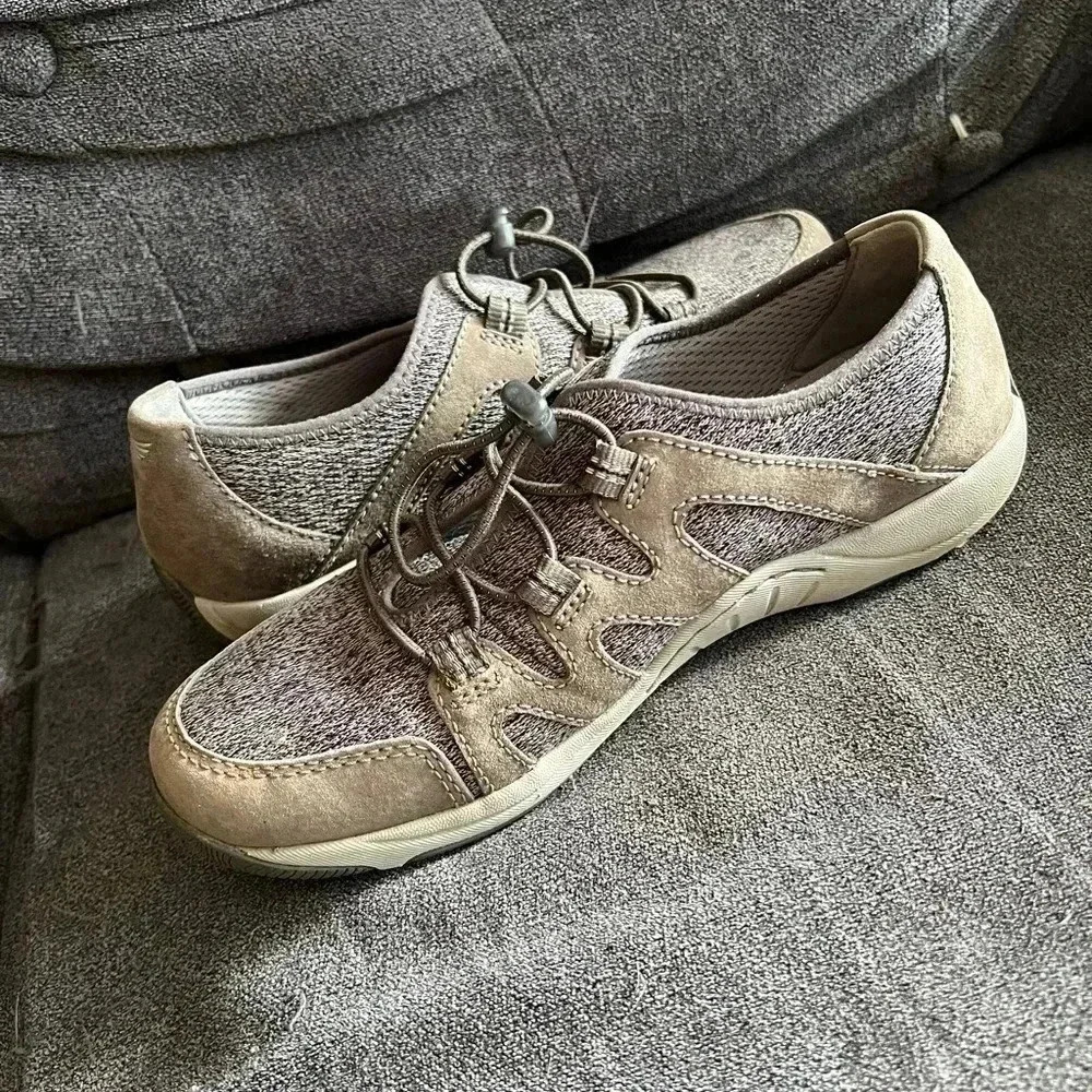 Dansko Slip On Shoes Size 38 (7.5) Grey And Tan - image 5